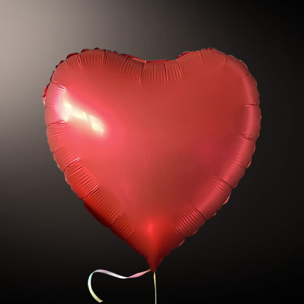 Helium heart balloon 18"