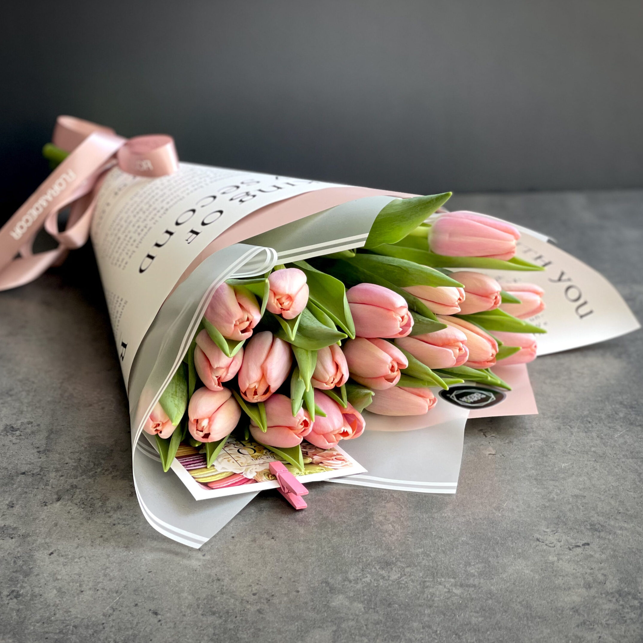 19 Pink Tulips