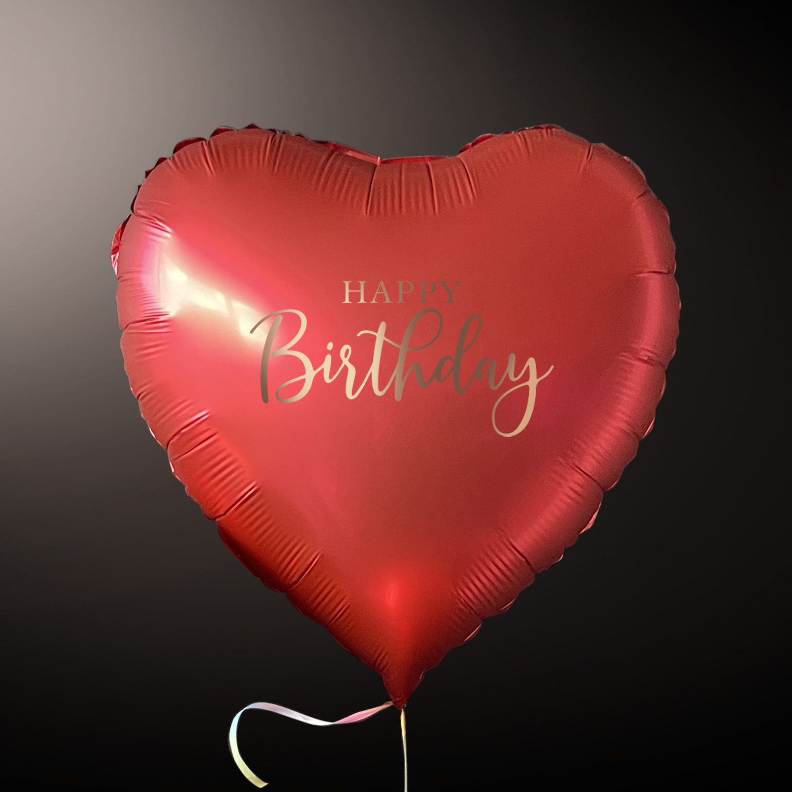 Heart balloon 18″ Happy Birthday