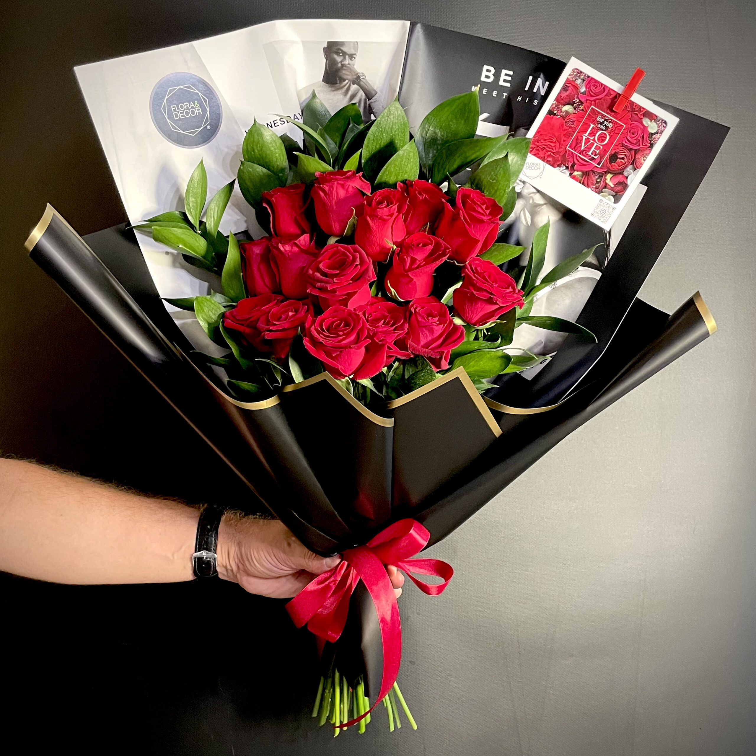 15 Red Premium Roses